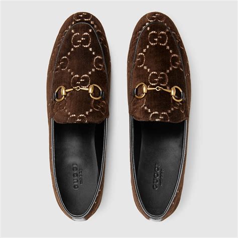 gucci reville velvet shoe|gucci jordaan gg velvet loafer.